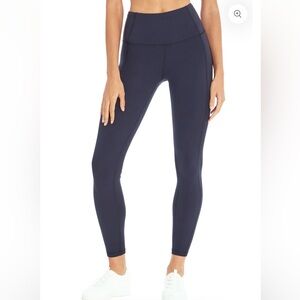 NWT Marika Olivia High Rise Tummy Control 27” Midnight Blue Leggings Large